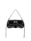 Bolsa de ombro Verdusa Y2K Bolsa Rivet Punk Hobo Black Women