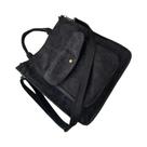 Bolsa De Ombro Vintage De Veludo Cotelê Feminina Com Zíper, Bolsa Casual Com Bolso Externo Para