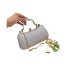 Bolsa De Ombro Vintage Feminina Com Corrente, Bolsa Transversal De Moda Para Noite, Bolsa De Mão
