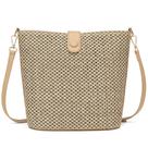 Bolsa de paja ALARION tipo bandolera para mujer - Vacaciones de verano en la playa