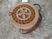 Bolsa de palha 18X18 bolsa de ombro