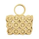 Bolsa De Palha Artesanal Feminina De Verão Com Alça Trançada, Bolsa De Praia Casual De Rattan Com Bolsa De Palha Artesanal Feminina De Verão Com Alça Trançada, Bolsa De Praia Casual De Rattan Com