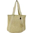Bolsa de Palha Decorada Bege Tassel Praia Piscina Verão Viagem Bolsa de Palha Decorada Bege Tassel Praia Piscina Verão Viagem