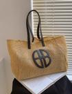 Bolsa de Palha feminina Grande Blogueira Praia luxo Moda Bolsa de Palha feminina Grande Blogueira Praia luxo Moda