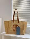 Bolsa de Palha feminina Grande Blogueira Praia luxo Moda