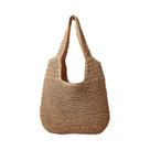 Bolsa de Palha Feminina Grande - Bolsa de Verão para Praia e Férias
