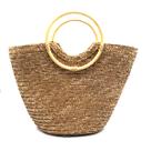 Bolsa De Palha Grande Blogueira Forrada Com Fecho Em Zíper Bolsa De Palha Grande Blogueira Forrada Com Fecho Em Zíper