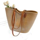 Bolsa De Palha Grande Com Forro Para Praia, Piscina, Férias E Uso Diário - Caqui Bolsa De Palha Grande Com Forro Para Praia, Piscina, Férias E Uso Diário - Caqui