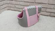 Bolsa De Passeio Pet Mala Sacola Pet P Bolsa Cinza