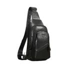 Bolsa de Peito Masculina de Couro BULLCAPTAIN - Grande Capacidade - Estilo Casual 2023