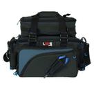 Bolsa de Pesca Lumis Defender em Nylon com Compartimento Superior Removível e Dois Estojos para Iscas e Acessórios Bolsa de Pesca Lumis Defender em Nylon com Compartimento Superior Removível e Dois Estojos para Iscas e Acessórios