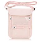 Bolsa de Pescoço WALNEW com Bloqueio RFID - Porta Passaporte Rosa Bolsa de Pescoço WALNEW com Bloqueio RFID - Porta Passaporte Rosa