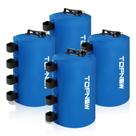 Bolsa de peso de água Topnew Canopy 79,38 kg, conjunto de 4 azuis
