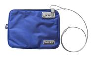 Bolsa de piscina com bloqueio Vaultz 19x23cm azul resistente à água