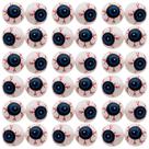 Bolsa de plástico Eyeballs, pacote com 50, para lembrancinhas de Halloween Bolsa de plástico Eyeballs, pacote com 50, para lembrancinhas de Halloween