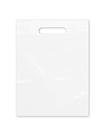 Bolsa de plástico roxa Q Crafts Clear com alças 9x12 (100)