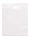 Bolsa de plástico roxa Q Crafts Die Cut Handle 12x15cm, pacote com 100 Bolsa de plástico roxa Q Crafts Die Cut Handle 12x15cm, pacote com 100