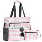 Bolsa de Playa G4Free Impermeable y a Prueba de Arena de Gran Capacidad Color Rosa