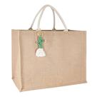 Bolsa de Playa Hibala de Paja Tejida Hecha a Mano (Cactus)