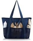 Bolsa de Playa HOMESPON Impermeable, Resistente a la Arena y Plegable, Color Azul Marino
