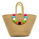 Bolsa de praia feminina meia lua luxo alça mão com zíper palha Bolsa de praia feminina meia lua luxo alça mão com zíper palha