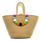Bolsa de praia feminina meia lua luxo alça mão com zíper palha