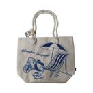 Bolsa de Praia Feminina Tropical Com Alça Corda Ziper Viagem Cor:Cadeira