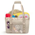 Bolsa de praia grande Yarwo com seção térmica isolada, bolsa de férias de praia GG com bolsos úmidos e alça de bagagem, bolsa de mão impermeável à prova de areia para natação, areia, piscina, academia, ioga, acampamento, camelo leve