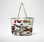Bolsa De Praia Lembrança Rio De Janeiro Souvenir Com Zíper Bolsa De Praia Lembrança Rio De Janeiro Souvenir Com Zíper