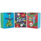 Bolsa de presente Hallmark VIDA 13 Large Christmas (3 espanholas)