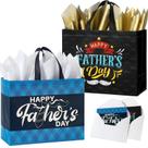 Bolsa de presente STYPOP de 13 polegadas para o Dia dos Pais, pacote com 2 unidades reutilizáveis
