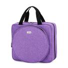 Bolsa de projeto de bordado LodRid Purple com vários bolsos