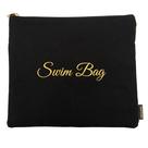 Bolsa de roupa de banho Wet Bag Travel Fanatics 28 cm x 23,5 cm - preta