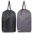 Bolsa de roupa de viagem UniLigis lavável com alças 85L cinza/preta
