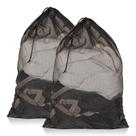 Bolsa de roupa suja de malha, pacote com 2 unidades PEASUG 58 x 86 cm, Heavy Duty Black