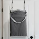 Bolsa de Roupa Suja Suspensa CleverMade - Cinza Escuro/Cinza Pedra Bolsa de Roupa Suja Suspensa CleverMade - Cinza Escuro/Cinza Pedra