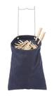 Bolsa de roupa suja Whitmor Hanging Clothspin Bag Navy Bolsa de roupa suja Whitmor Hanging Clothspin Bag Navy