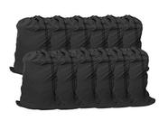 Bolsa de roupa suja YETHAN Extra Large 30x40cm, nylon, pacote com 12 unidades, preta