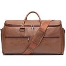 Bolsa de Roupas Seyfocnia 2 em 1 - Mala Suspensa Marrom para Viagem