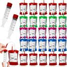 Bolsa de sangue para bebidas Lansian Halloween 300 ml (25 unidades) com seringa