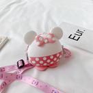 Bolsa de Silicone Minnie Infantil Rosa
