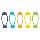 Bolsa de silicone Ties HIC Kitchen Stretch and Twist, conjunto de 10