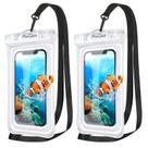 Bolsa de telefone flutuante à prova d'água ProCase, pacote com 2 unidades para iPhone Bolsa de telefone flutuante à prova d'água ProCase, pacote com 2 unidades para iPhone