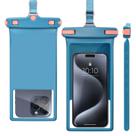 Bolsa de telefone impermeável wellhouse IPX8 8" azul