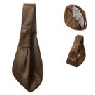 Bolsa de Transporte Animal Canguru Gato Cao Pet Malha Respiravel Tira de Ombro Tecido Confortavel Resistente
