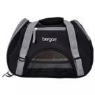Bolsa De Transporte Bergan Comfort Carrier Mala de Viagem Avião Para Cães e Gatos Pequeno - Preto