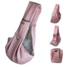 Bolsa de Transporte Canguru Gato Cao Animal Malha Respiravel Tira de Ombro Tecido Confortavel Resistente