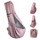 Bolsa de Transporte Canguru Pet Gato Cao Animal Malha Respiravel Tira de Ombro Tecido Confortavel Resistente
