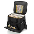 Bolsa de transporte de discos de vinil, estojo de armazenamento Trunab para 60 LP