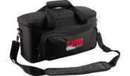 Bolsa de transporte Gator acolchoada para (2) microfones sem fio GM-2W